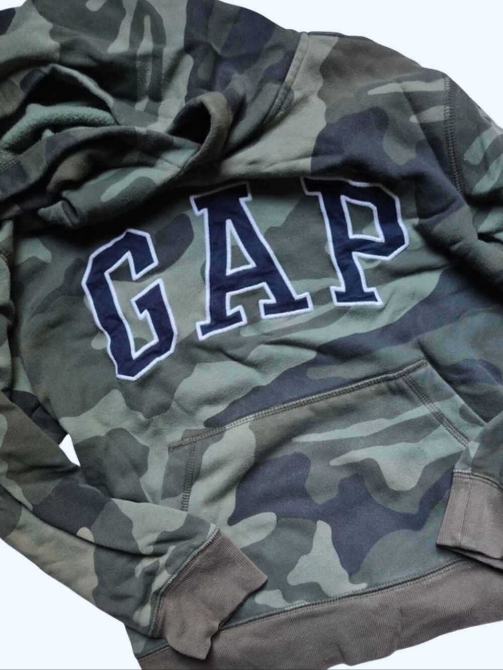 Youth GAP Camouflage Hoodie-Size Medium